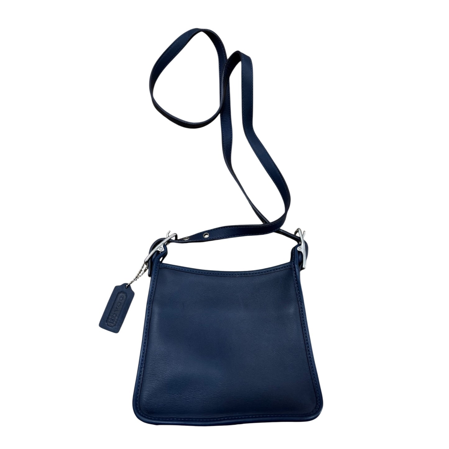 Crossbody Designer By Coach In Navy, Size:Small