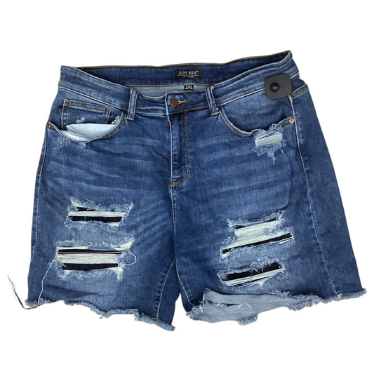 Shorts By Judy Blue In Blue, Size:2X