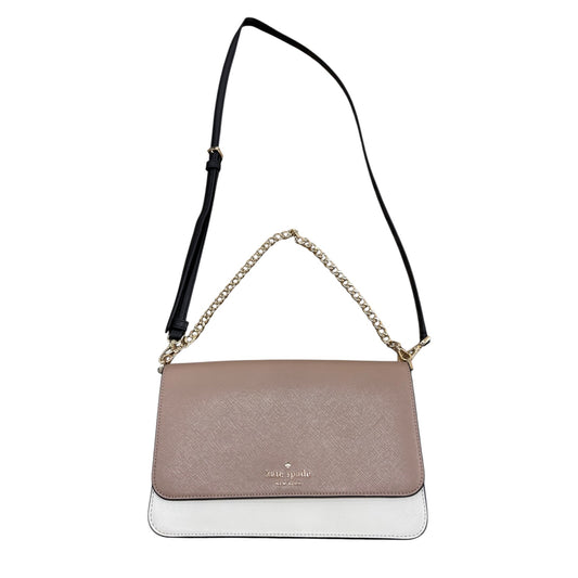 Crossbody Designer By Kate Spade In Black & Tan, Size:Small