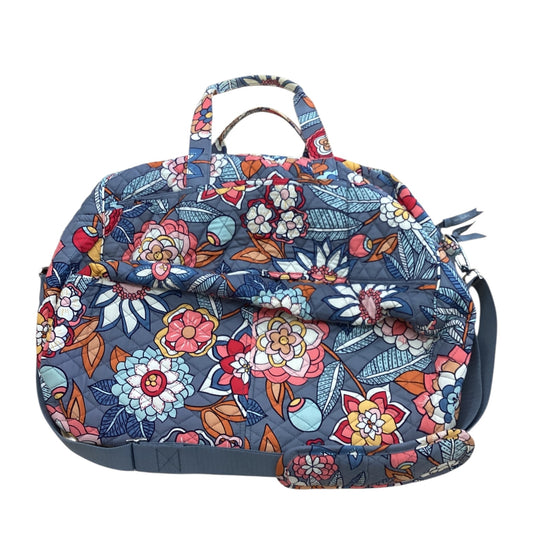 Tote By Vera Bradley In Grey & Pink, Size:Medium