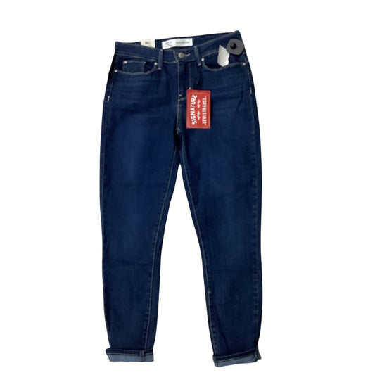 Jeans Skinny By Levis In Blue Denim, Size:6
