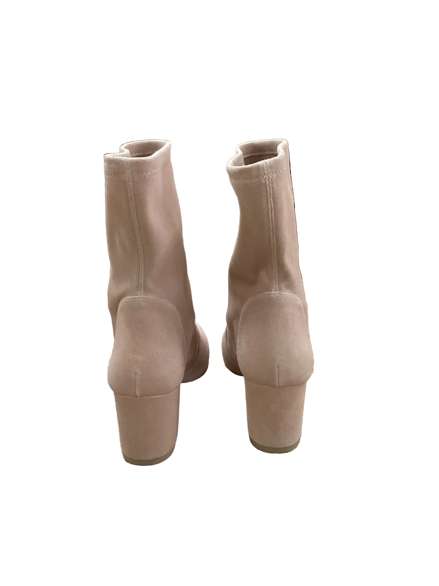 Boots Designer By Stuart Weitzman In Tan, Size:7