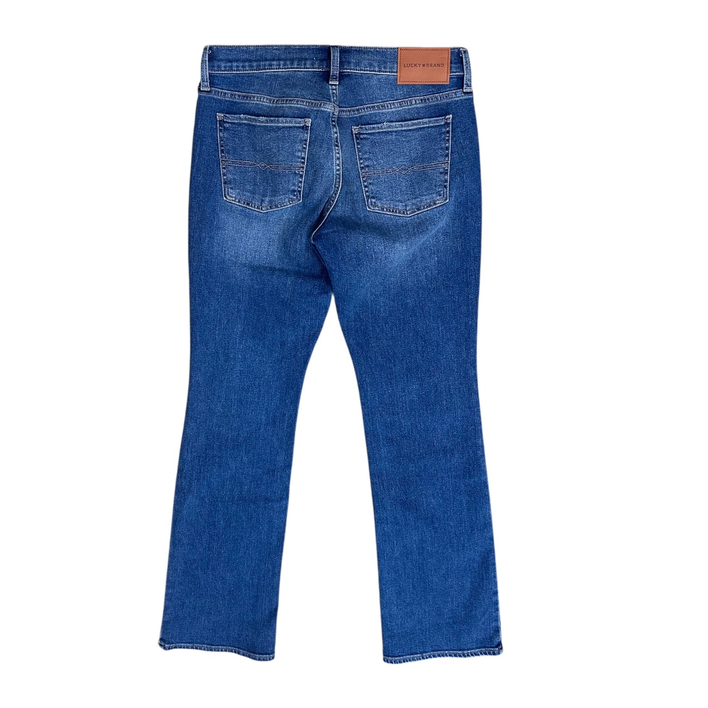 Jeans Boot Cut By Lucky Brand In Blue Denim, Size:8