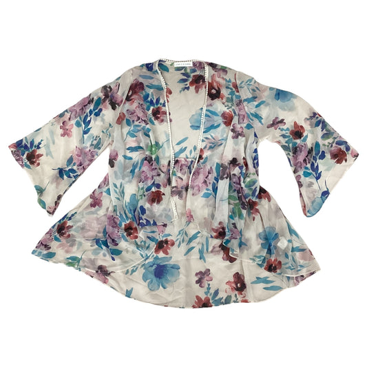 Floral Print Kimono Chris And Carol, Size Os