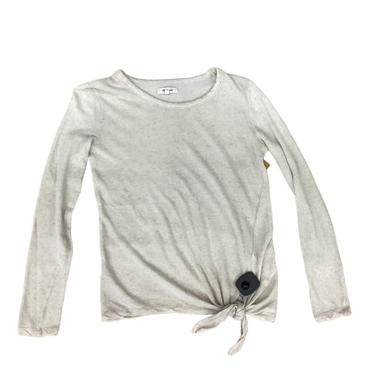 Cream Top Long Sleeve Madewell, Size Xs