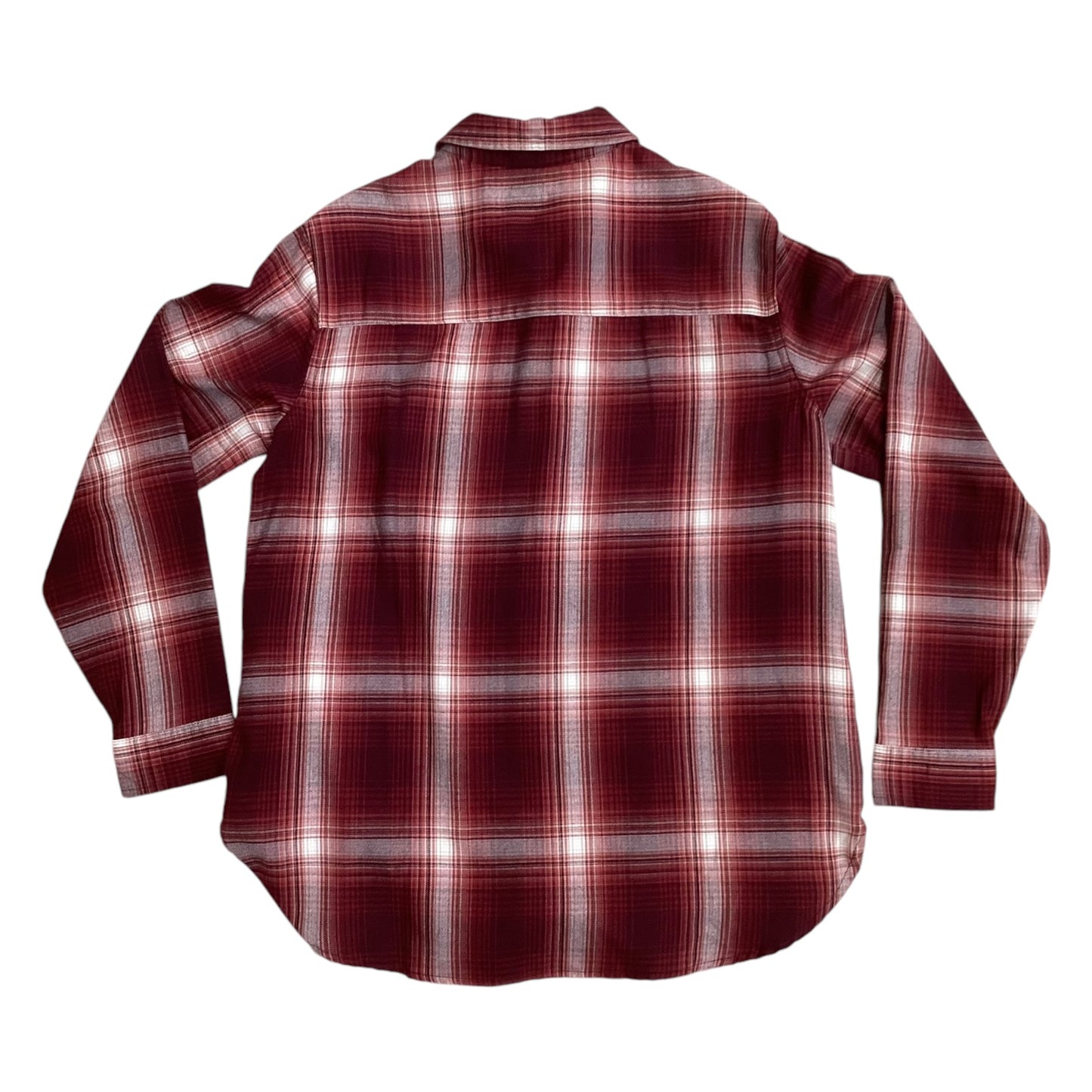 Top Long Sleeve By Jachs Girlfirend In Plaid Pattern, Size: S