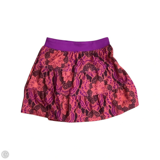 Skirt Mini & Short By Prana In Orange & Purple, Size: Xs