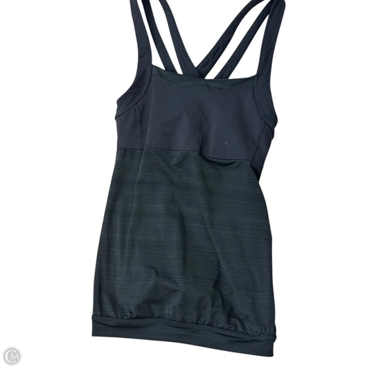 Athletic Tank Top By Athleta In Black & Grey, Size: M