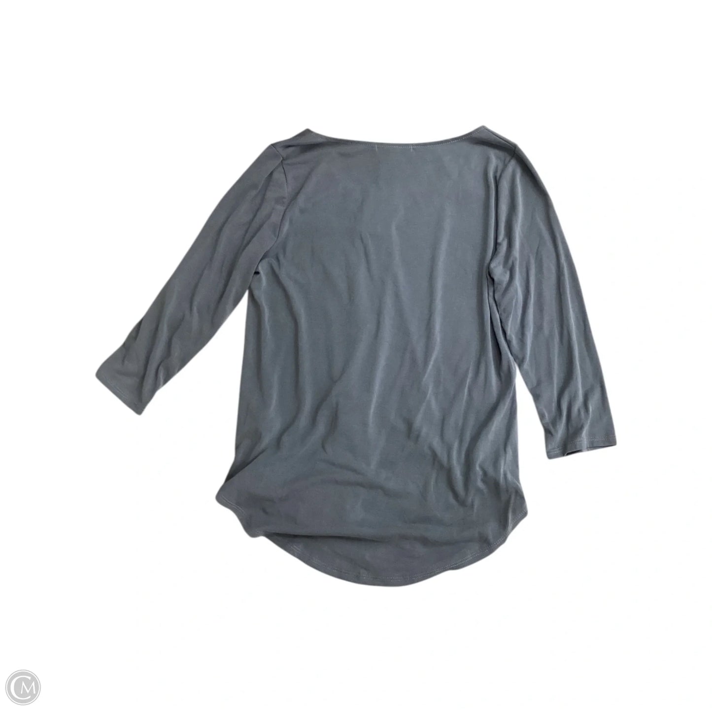 Top Short Sleeve By Green Envelope In Grey, Size: M
