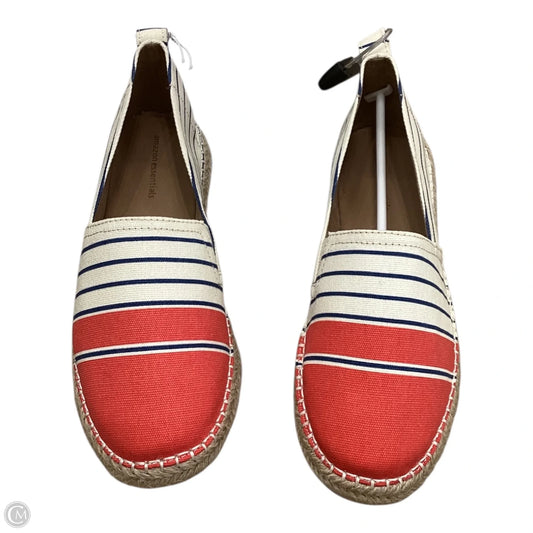 Shoes Flats By Amazon Essentials In Blue & Red & White, Size: 9