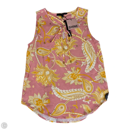 Top Sleeveless By Harve Bernard In Paisley Print, Size: S