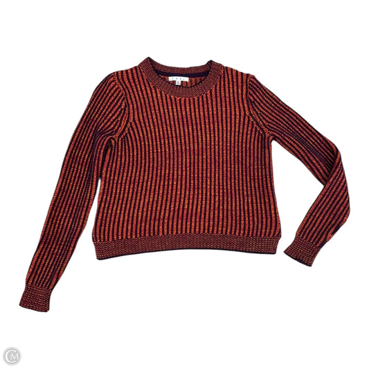 Sweater By Cabi In Orange & Purple, Size: M