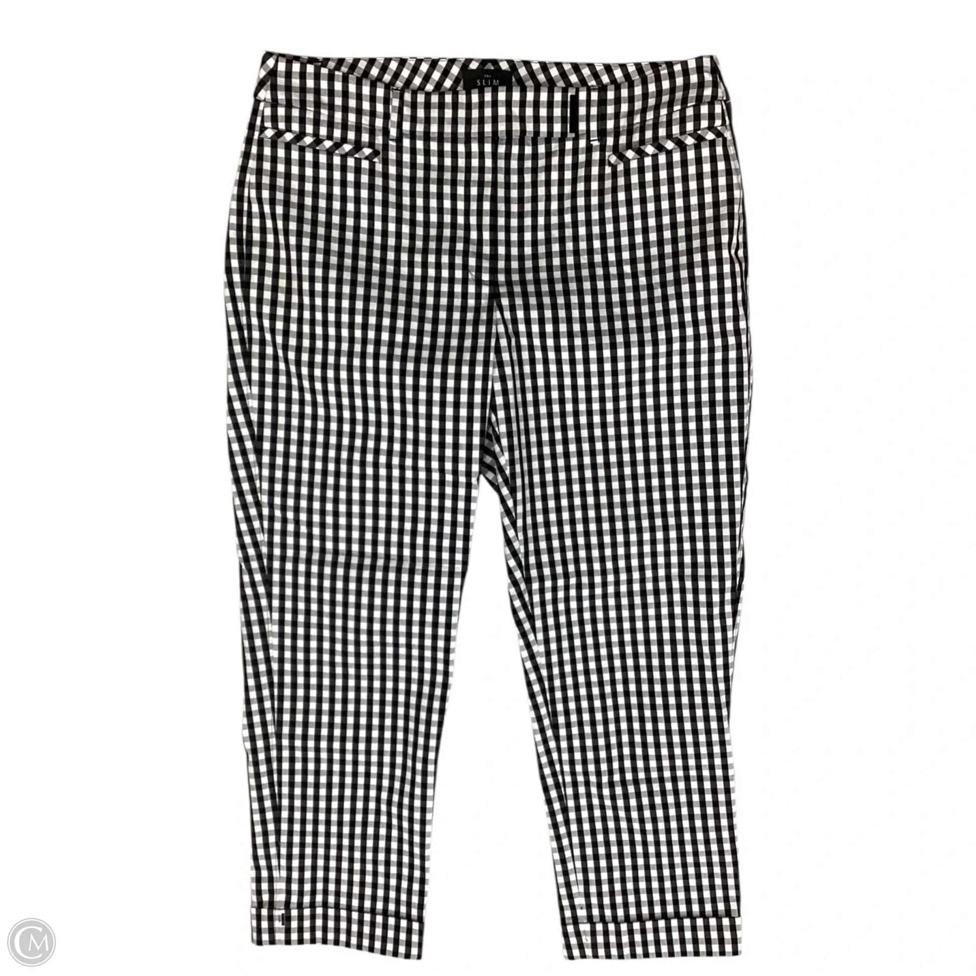 Pants Cropped By White House Black Market In Black & White, Size: 6 Clothes Mentor Portage MI #270 Pants Cropped By White House Black Market In Black & White, Size: 6 Clothes Mentor Portage MI #270