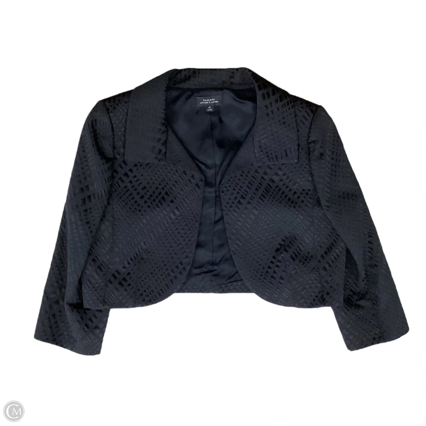 Dress Set 2pc By Tahari In Black, Size: 12