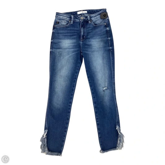 Jeans Boot Cut By Kancan In Blue Denim, Size: 6