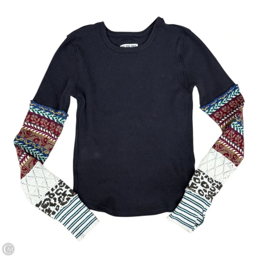 Top Long Sleeve By We The Free In Multi-colored, Size: M