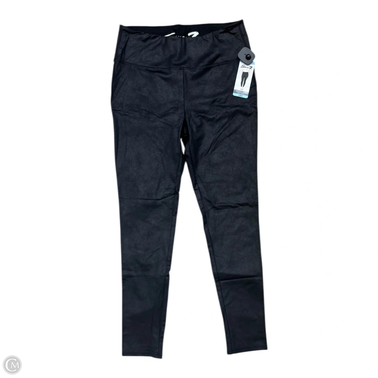 Athletic Leggings By Seven 7 In Black, Size: L