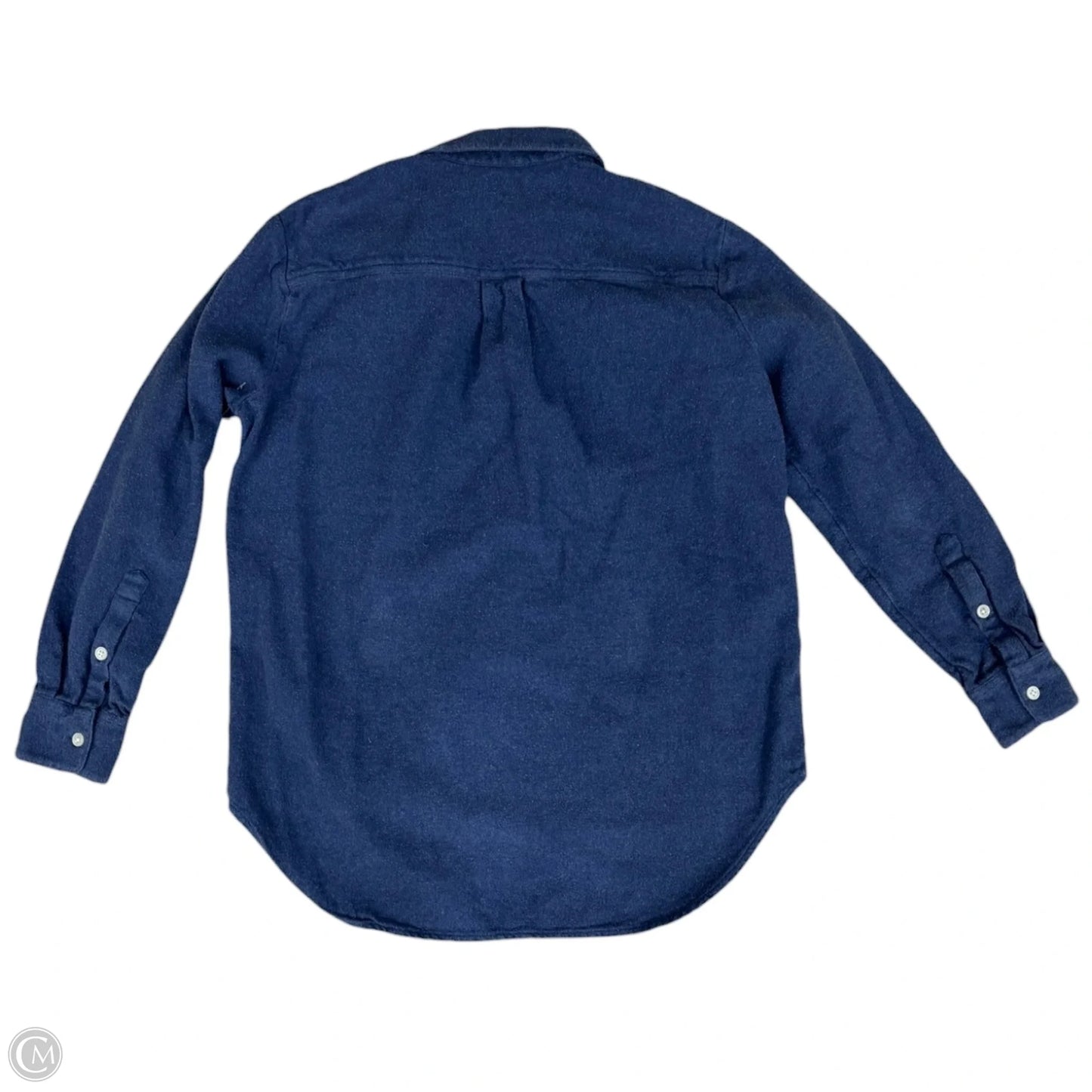 Top Long Sleeve By Madeleine In Blue, Size: Xs