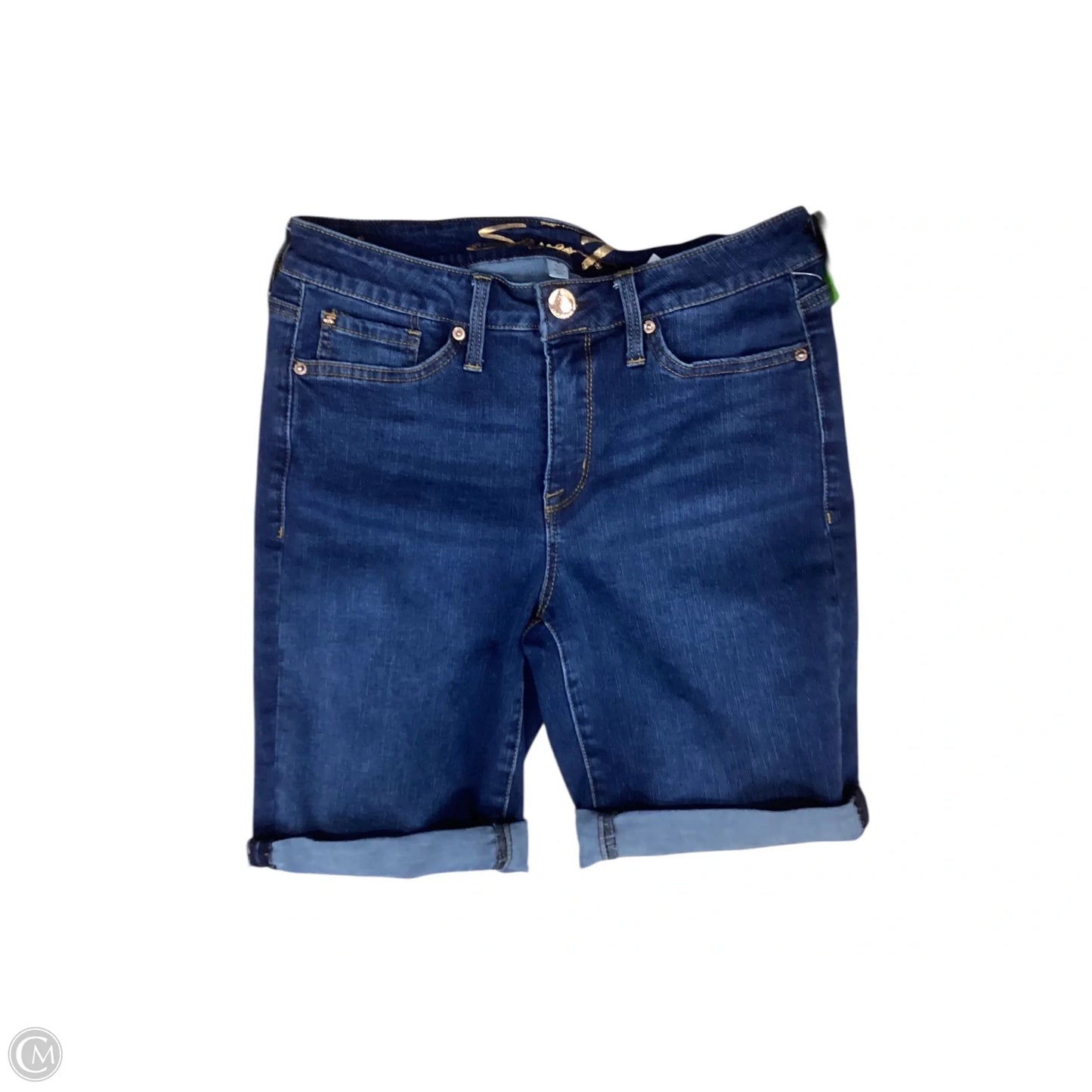 Shorts By Seven 7 In Blue Denim, Size: 8