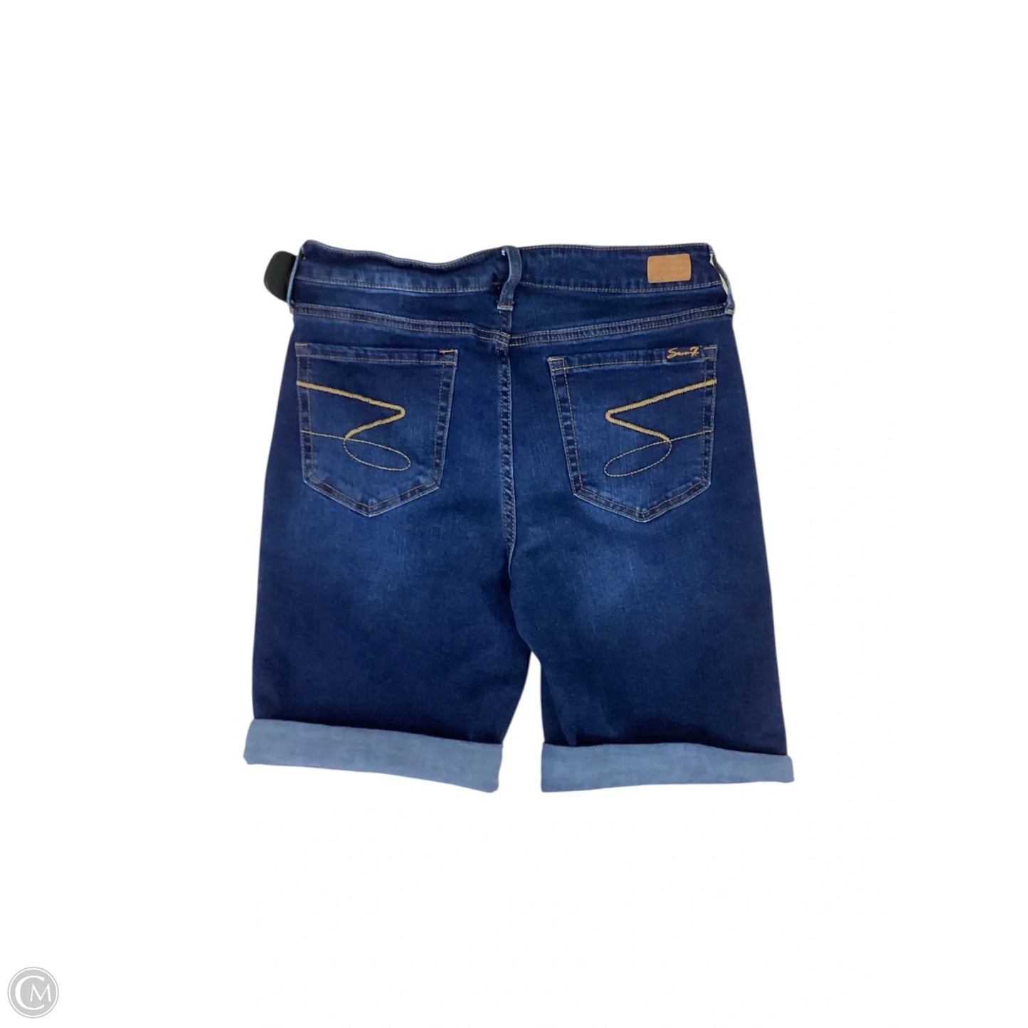 Shorts By Seven 7 In Blue Denim, Size: 8