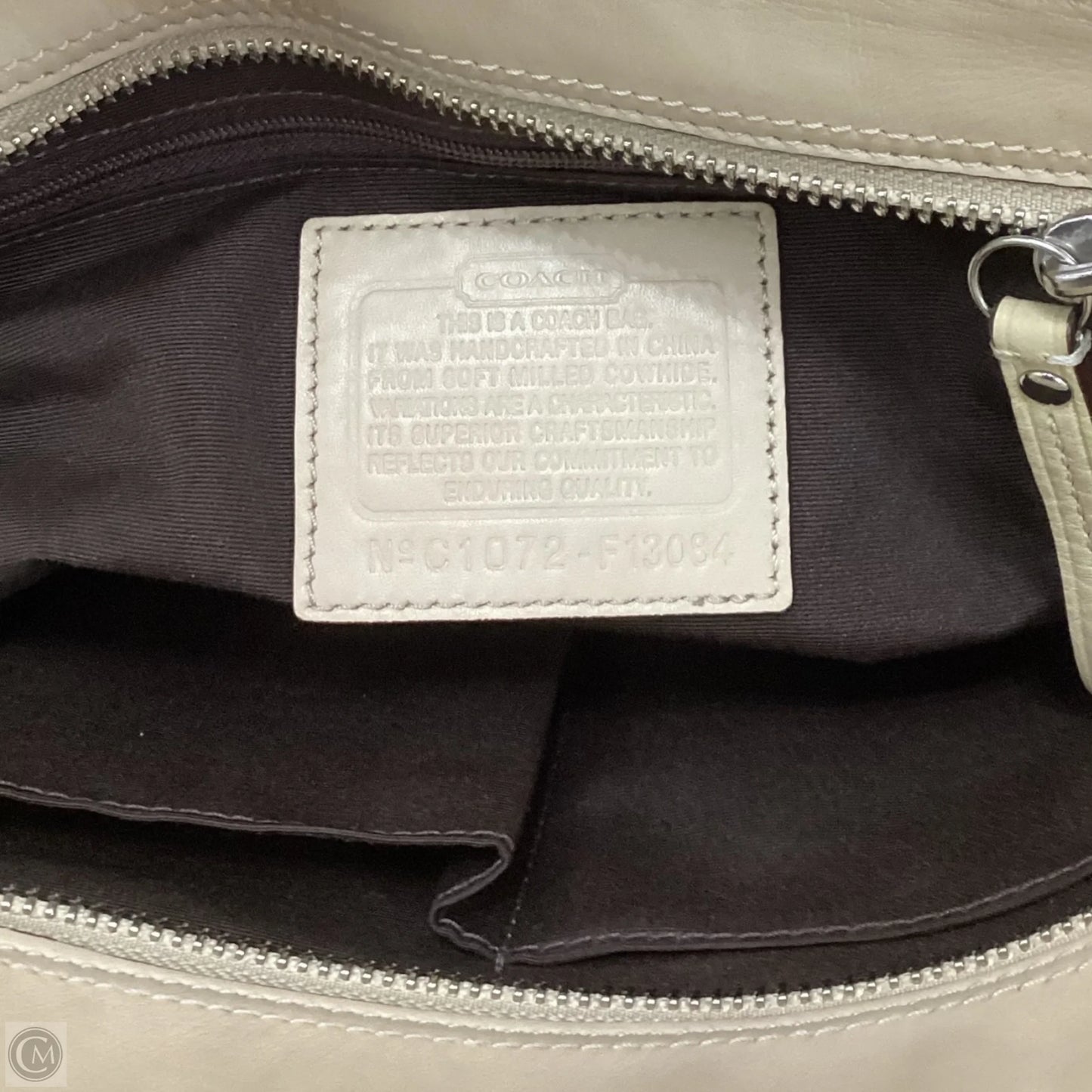 Handbag Designer By Coach, Size: Medium