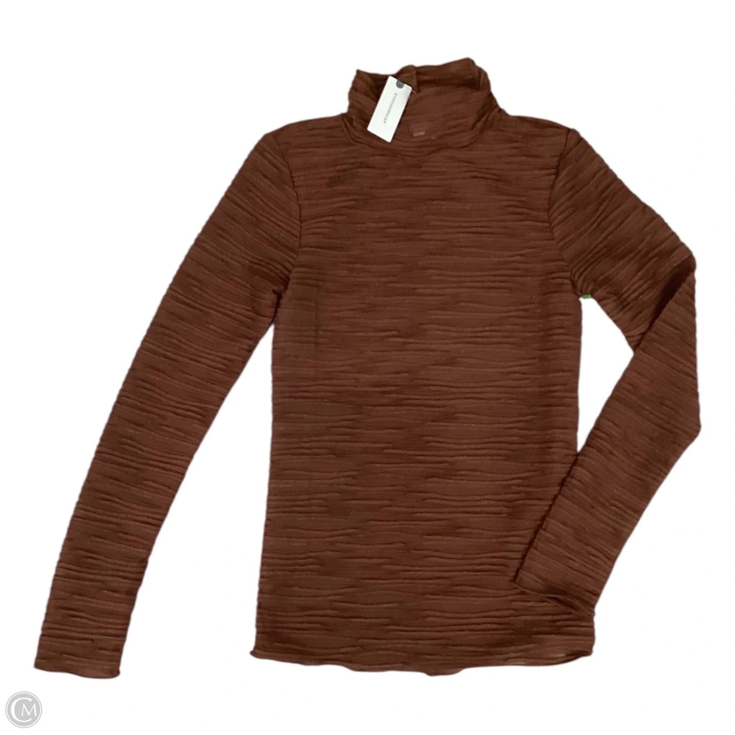 Top Long Sleeve By Pilcro In Bronze, Size: Xs