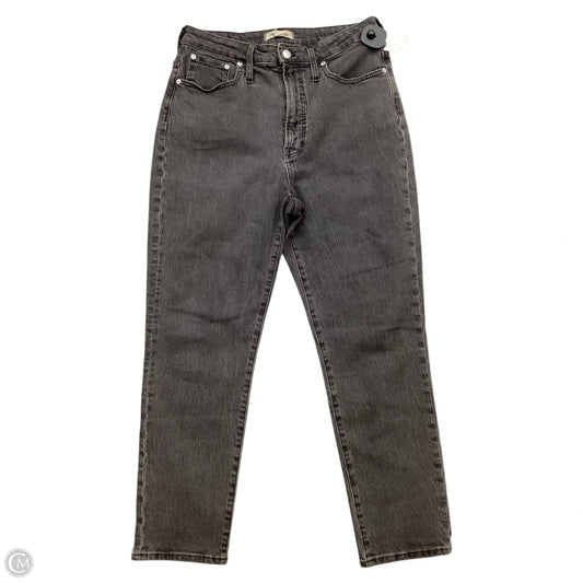 Jeans Boyfriend By Madewell In Black, Size: 8