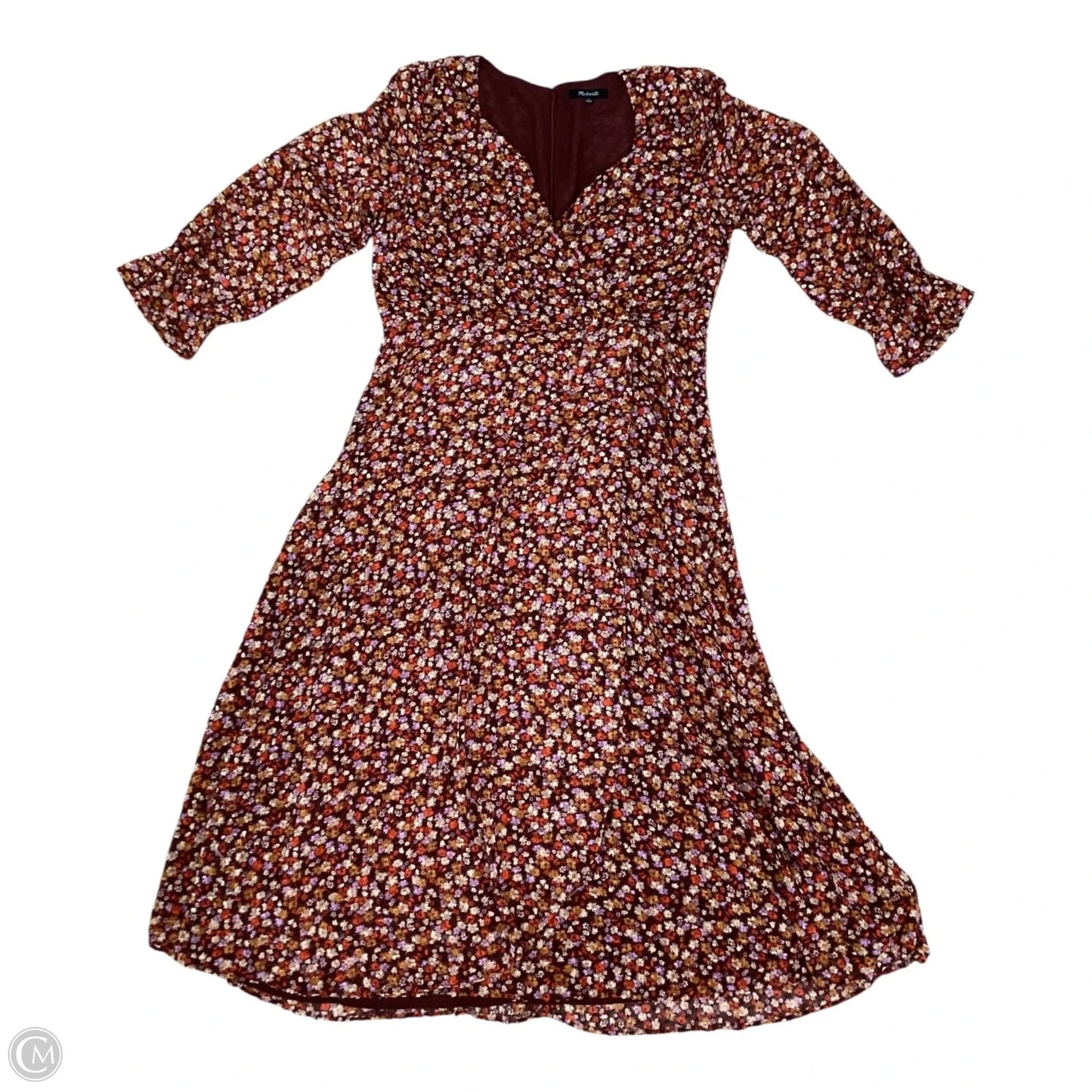 Dress Casual Maxi By Madewell In Floral Print, Size: 12
