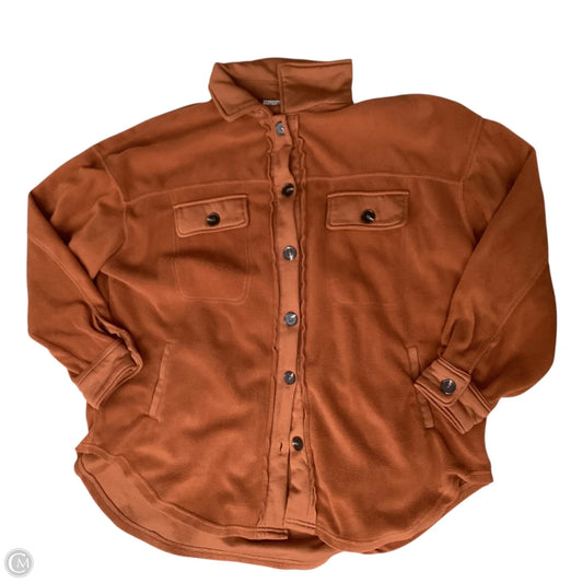 Jacket Shirt By La Miel In Orange, Size: M