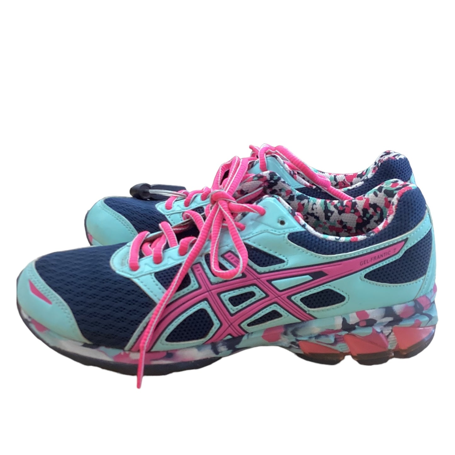 Blue & Pink Shoes Athletic Asics, Size 6.5