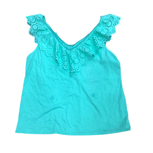 Top Sleeveless Designer By Lilly Pulitzer In Green, Size: Xl