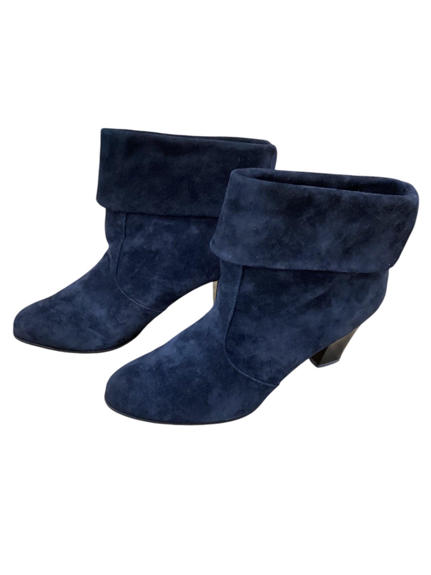 Boots Ankle Heels By White Mountain In Navy, Size: 9.5