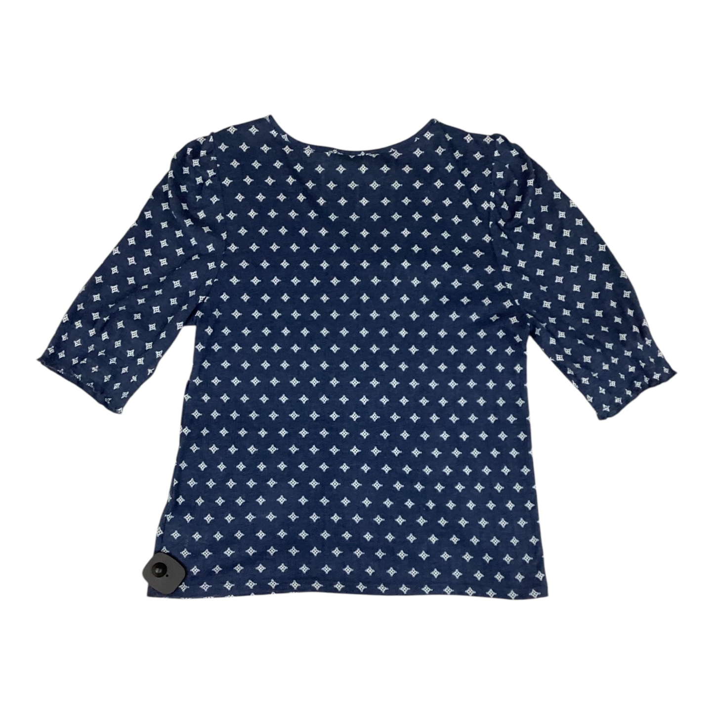 Top Short Sleeve By Lucky Brand In Blue, Size: L