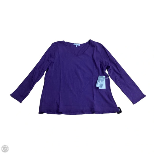 Top 3/4 Sleeve By Habitat In Purple, Size: S