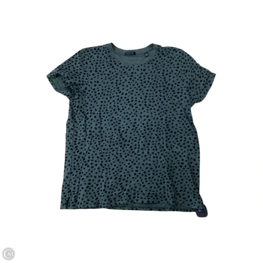 Top Short Sleeve By Atm In Green, Size: L