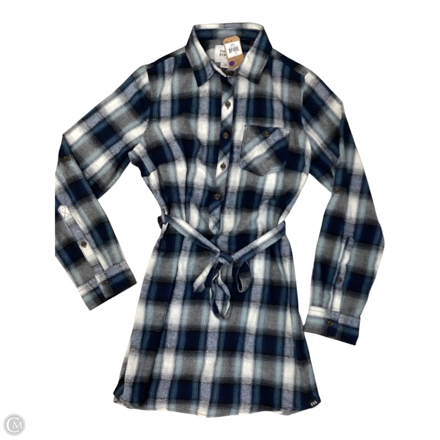 Dress Casual Short By Clothes Mentor In Plaid Pattern, Size: M