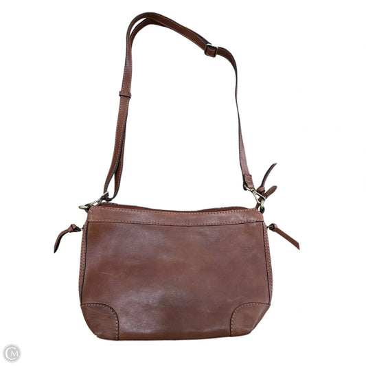 Crossbody Leather By Clothes Mentor, Size: Medium