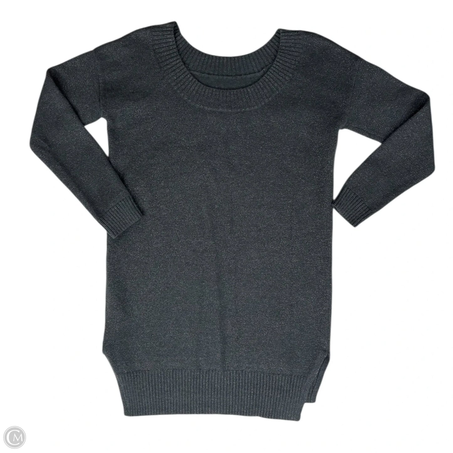 Dress Sweater By Gap In Grey, Size: M