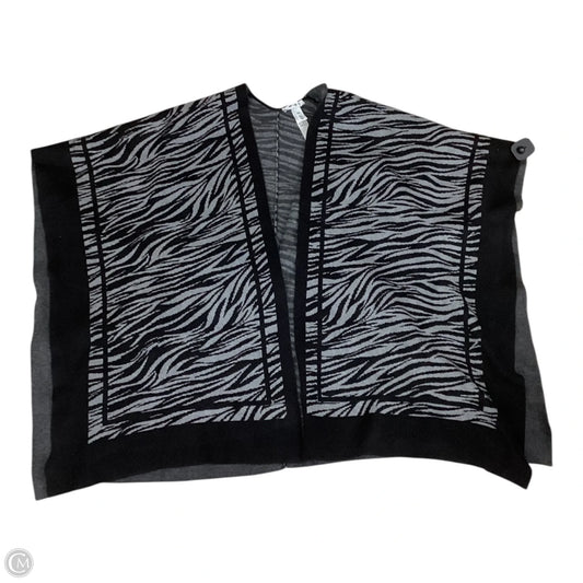 Shawl By White House Black Market In Zebra Print, Size: XS/S