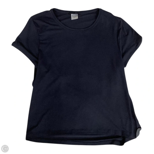 Athletic Top Short Sleeve By Athleta In Black, Size: M