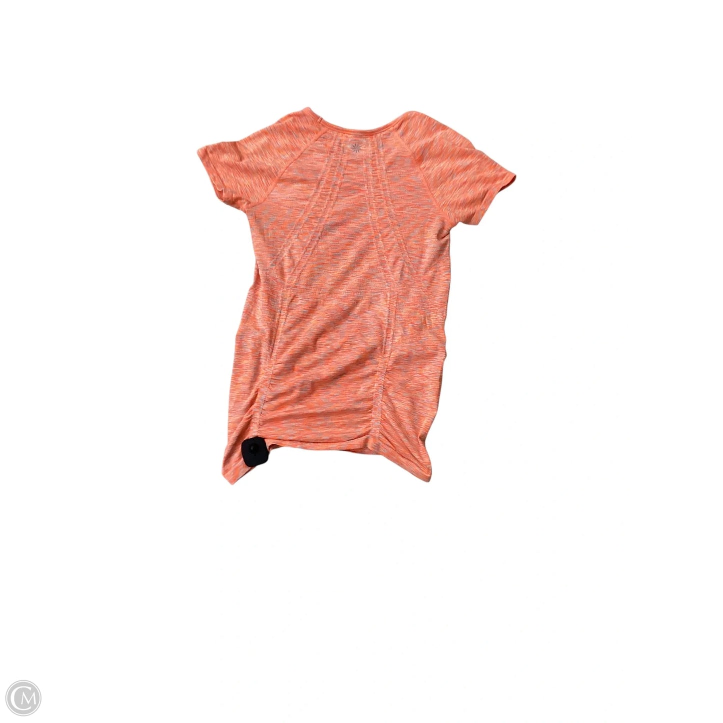 Athletic Top Short Sleeve By Athleta In Orange, Size: M