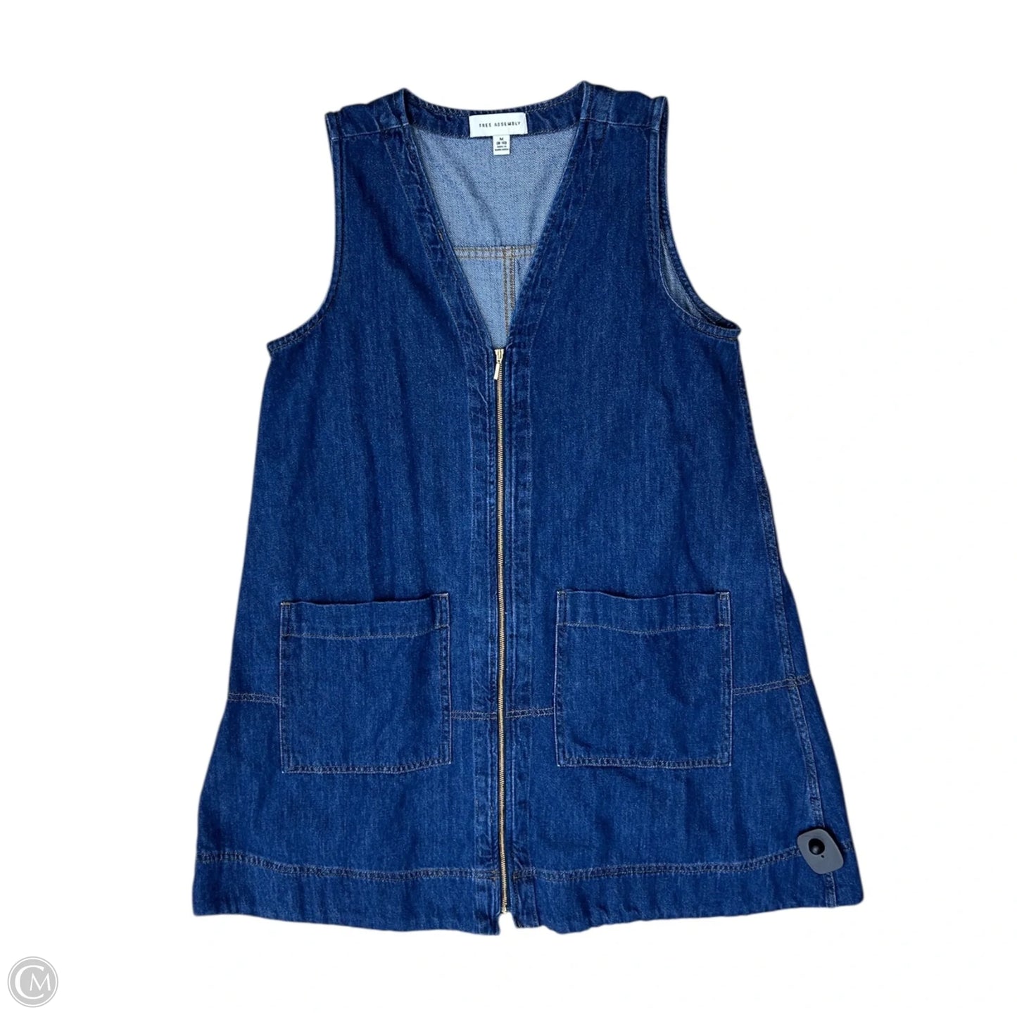 Dress Casual Short By Free Assembly In Blue Denim, Size: M