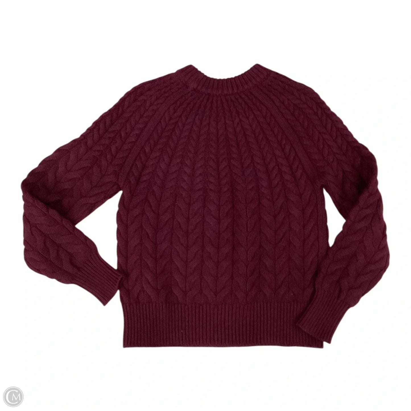 Sweater By Ann Taylor In Maroon, Size: S