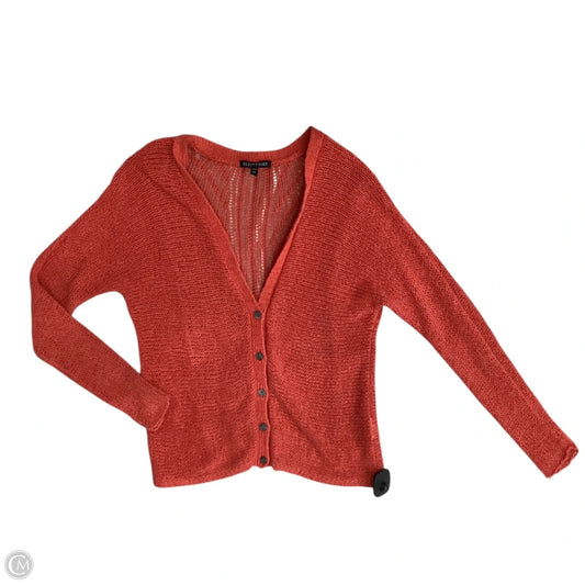Cardigan By Eileen Fisher In Orange, Size: Xs