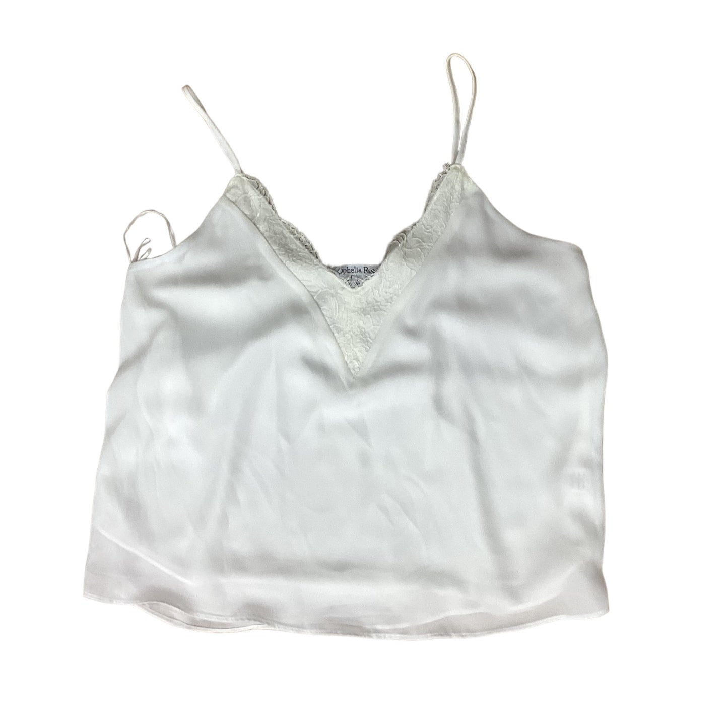 Cream Blouse Sleeveless Ophelia Roe, Size L