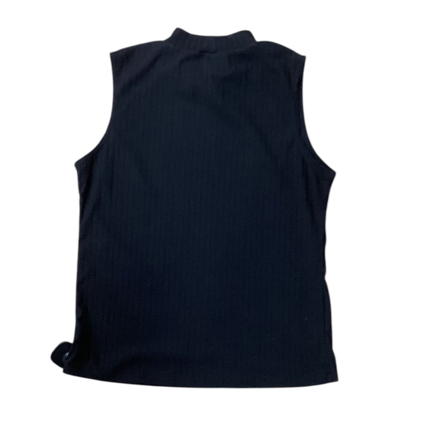 Top Sleeveless By Clothes Mentor In Black, Size: M