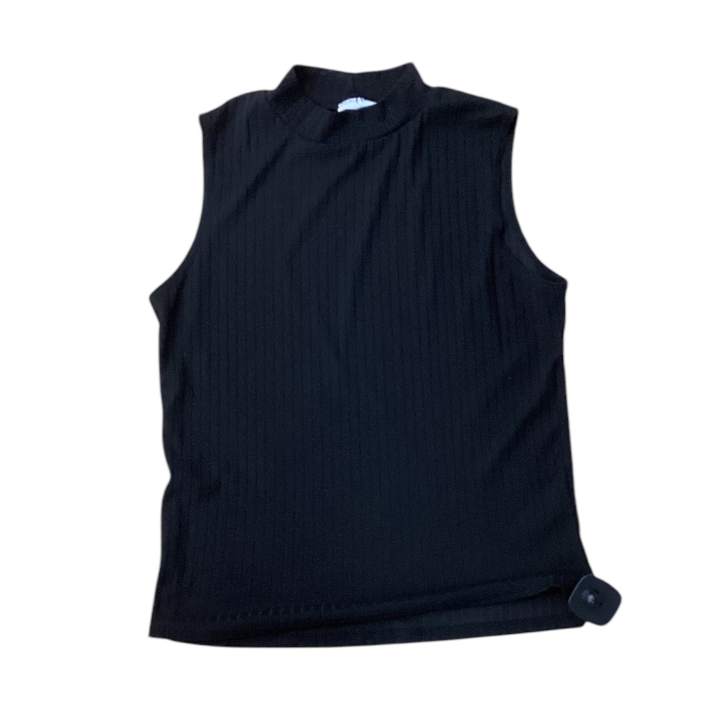 Top Sleeveless By Clothes Mentor In Black, Size: M