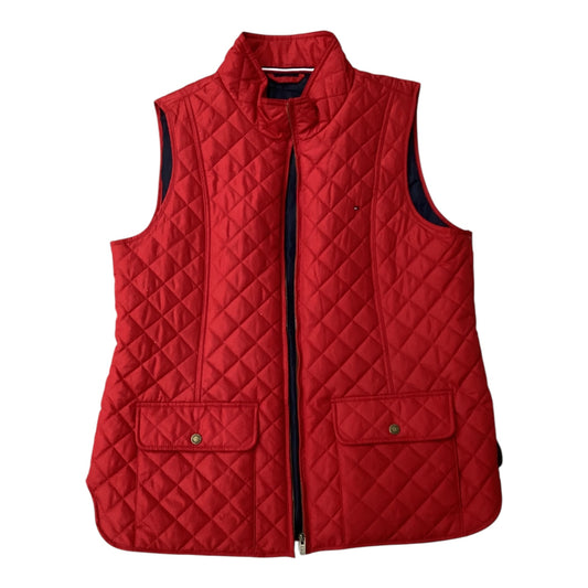 Vest Puffer & Quilted By Tommy Hilfiger In Red, Size: 2x