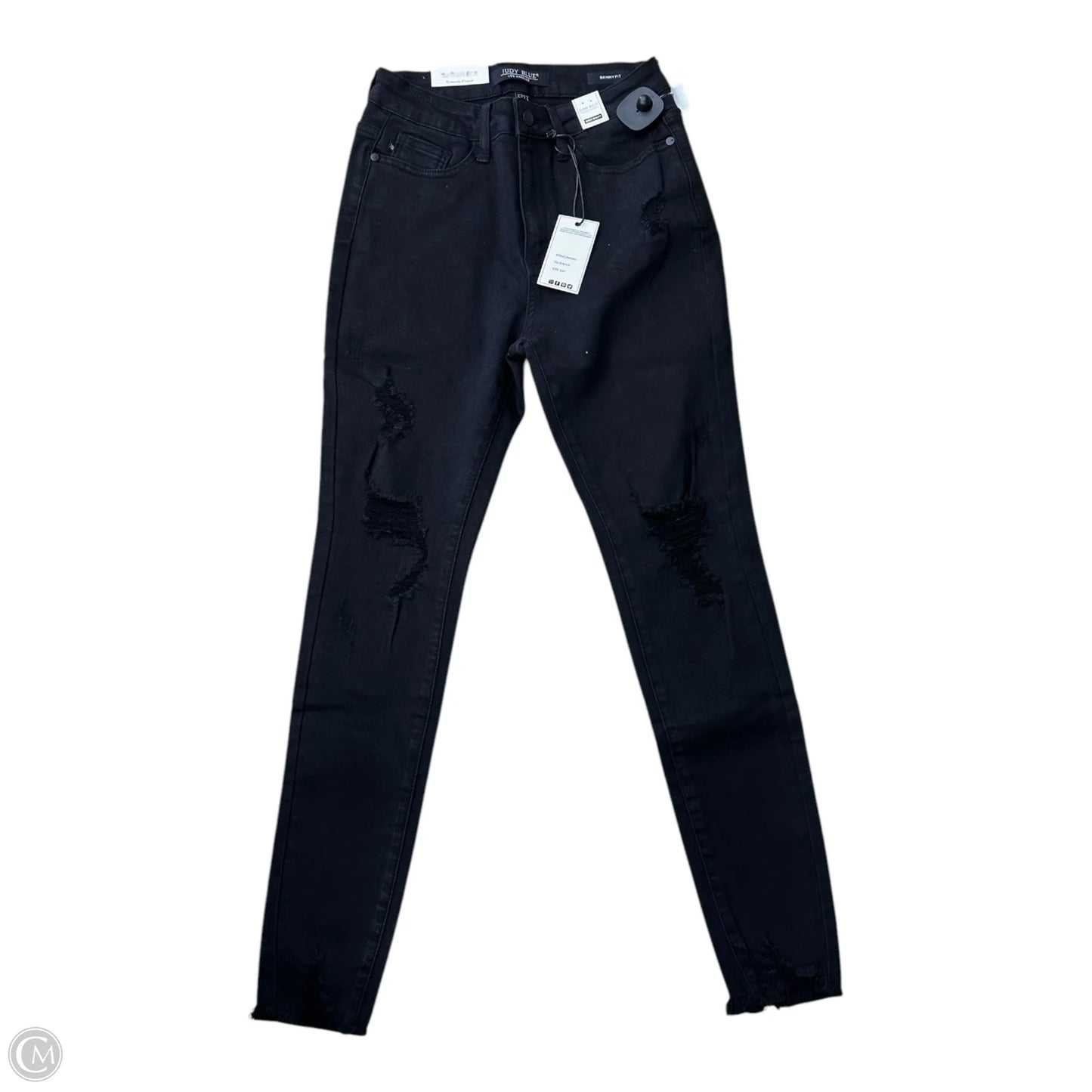 Jeans Skinny By Judy Blue In Black, Size: 4
