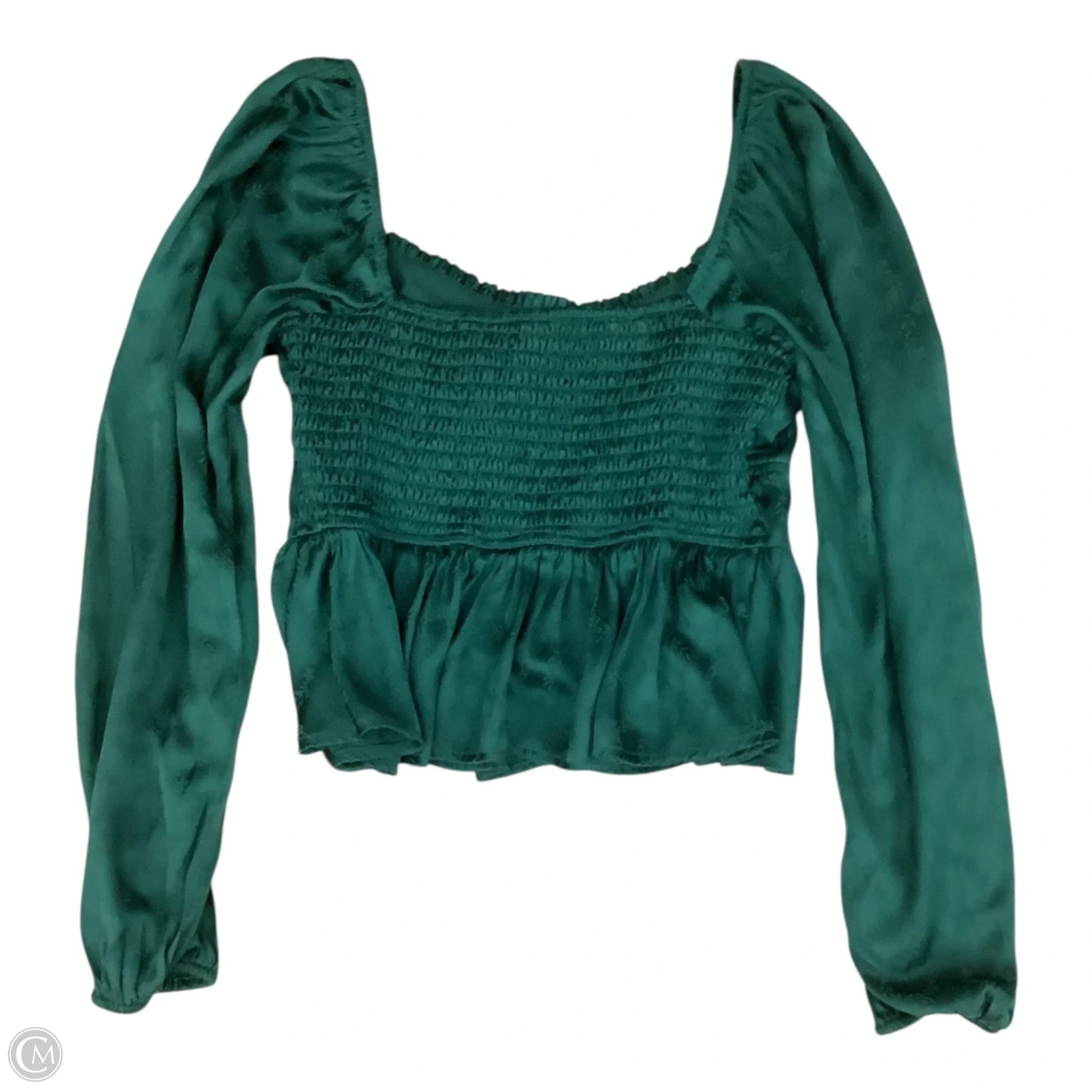 Blouse Long Sleeve By Altard State In Green, Size: Xl